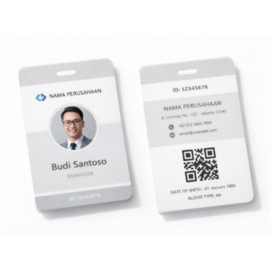 id card karyawan, event & sekolah berkualitas premium