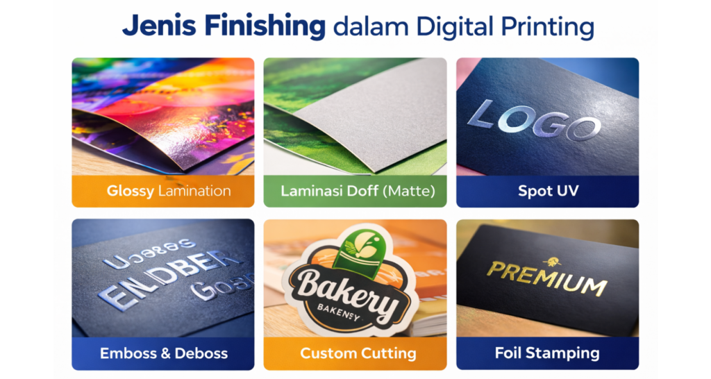 Jenis FInishing dalam dunia digital printing