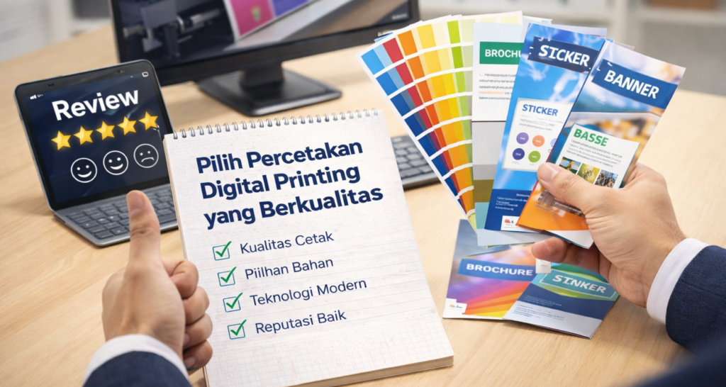 Tips memilih percetakan digital printing yang bagus
