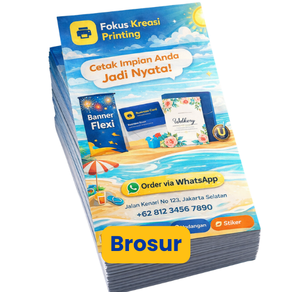 Brosur | Fokus Kreasi Printing