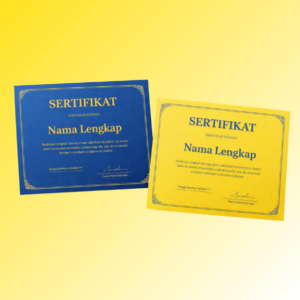 Cetak Sertifikat - Fokus Kreasi Printing