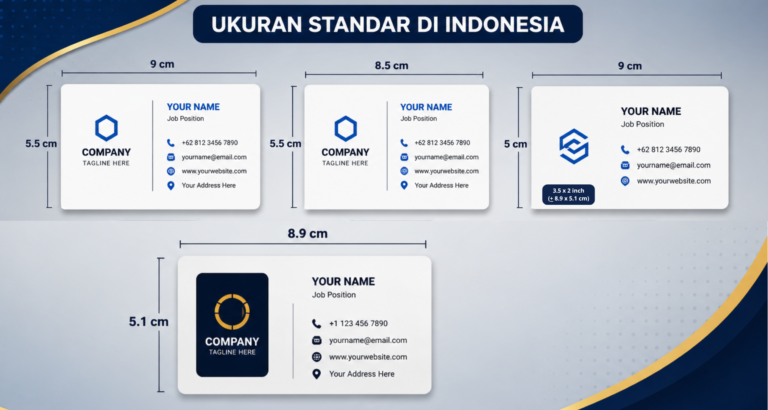 Ukuran Kartu Nama yang Ideal