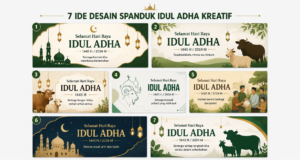 ide desain spanduk idul adha